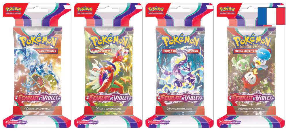 Blister / Booster illustration aléatoire / Ecarlate et violet - EV01 / FRANCAIS 