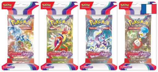 Blister / Booster illustration aléatoire / Ecarlate et violet - EV01 / FRANCAIS 