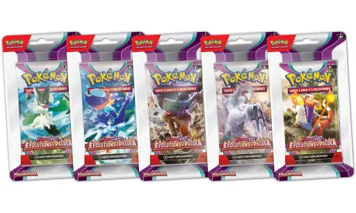 Blister / Booster illustration aléatoire / Evolution à paldéa- EV02 / FRANCAIS  